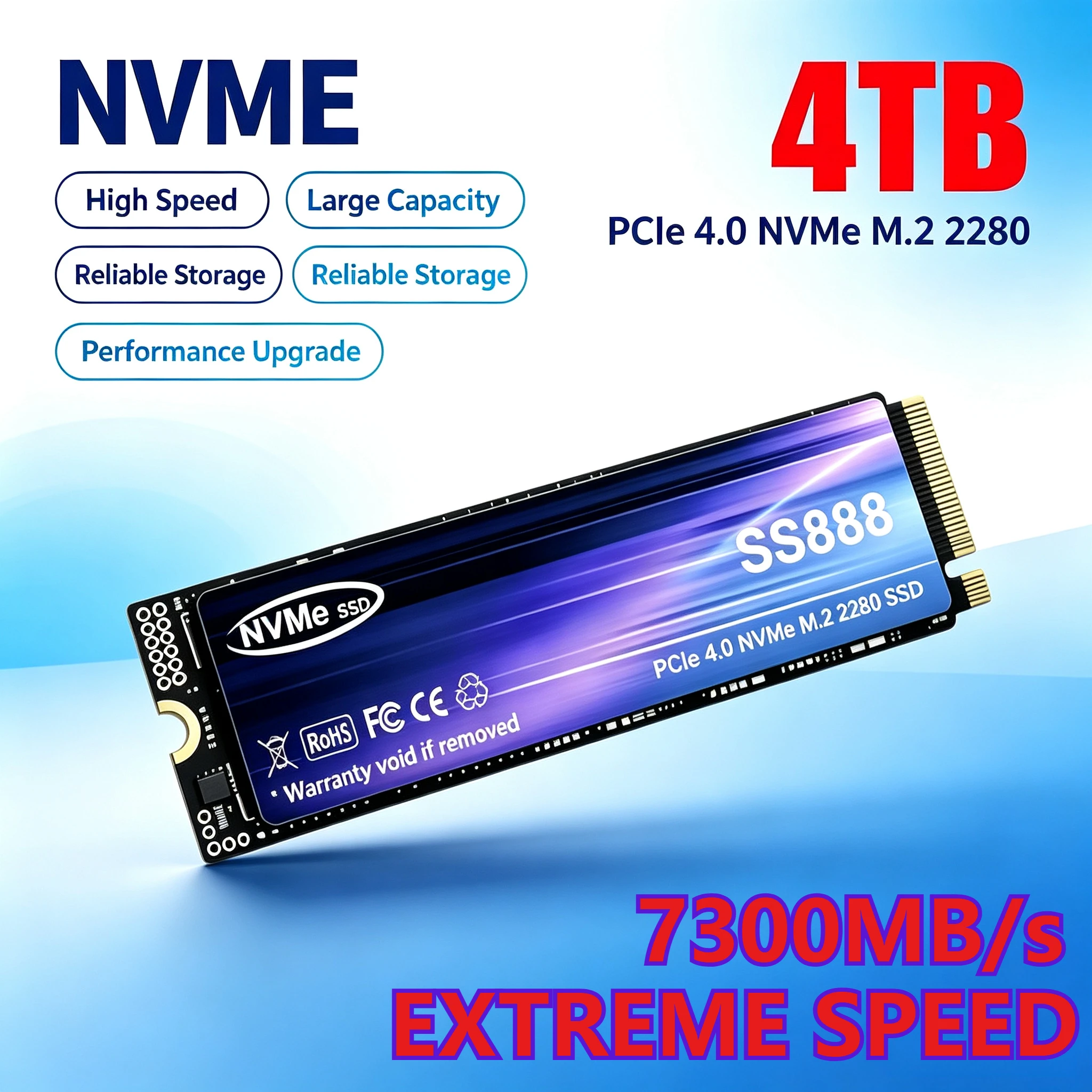 New SS888 M.2 SSD Hard Disk 2T - M.2 Nvme 4Tb Pcie 4.0 Ssd 评论和价格